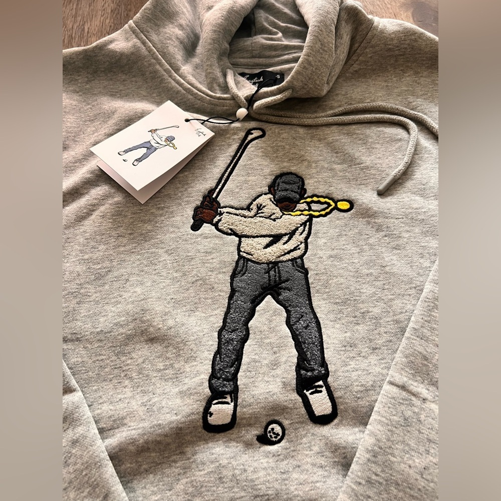 NWT- Swingman Logo Hoodie- Eastside Golf Gray Sz Small - Picture 4 of 10